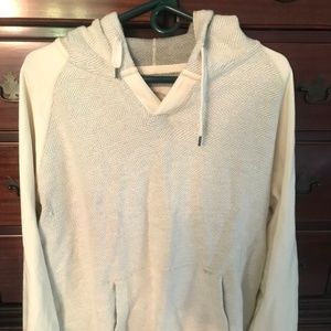 American Eagle Outfitters Cream Hoodie (Mens L)